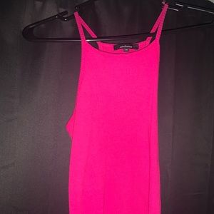 Pink ribbed top